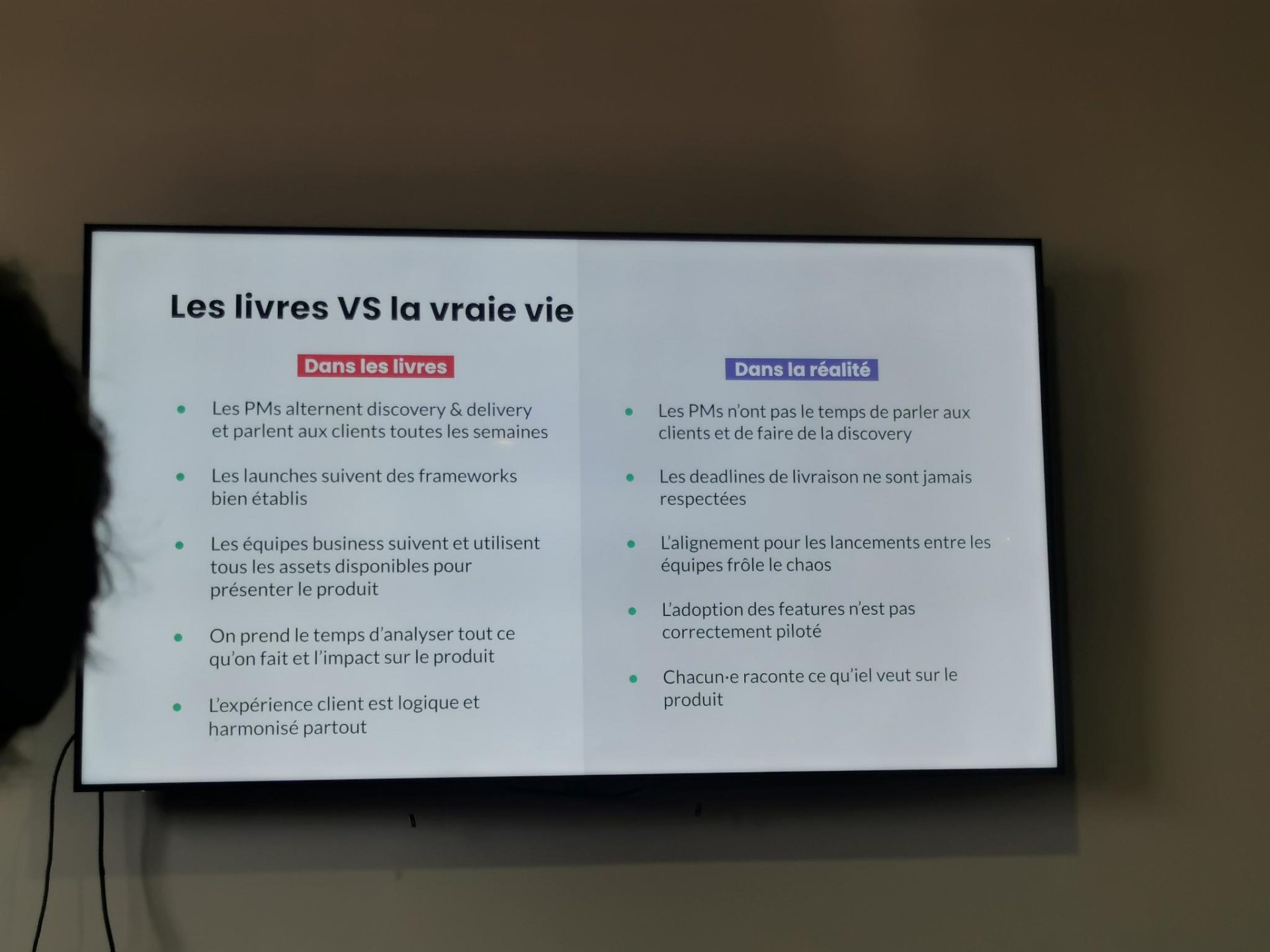 Les livres Vs la vraie vie